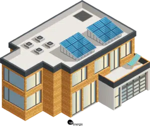 découvrez notre maison moderne à toit plat équipée de panneaux photovoltaïques, alliant esthétique et performance énergétique. profitez d'un habitat durable et écologique, tout en réduisant vos factures d'électricité grâce à l'énergie solaire.
