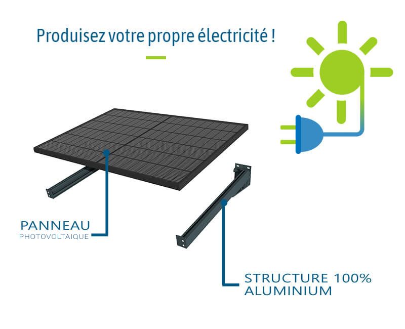 découvrez notre marquise solaire, une solution élégante et fonctionnelle pour protéger votre entrée des intempéries tout en offrant une source d'énergie renouvelable. alliez esthétique et praticité avec notre marquise qui combine design moderne et efficacité énergétique.