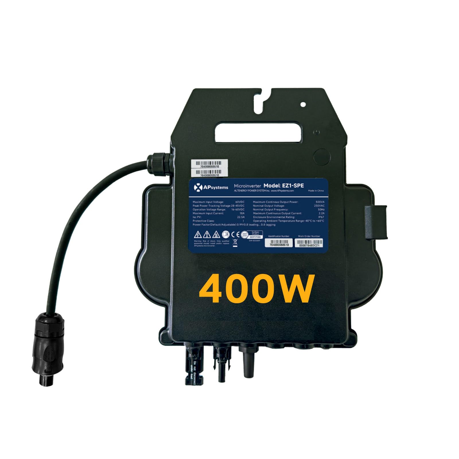 découvrez notre micro-onduleur 400w, une solution idéale pour maximiser la production d'énergie solaire de votre installation. compact et performant, ce micro-onduleur garantit une conversion efficace de l'énergie, optimisant ainsi le rendement de vos panneaux photovoltaïques. profitez d'une technologie fiable pour une autoconsommation d'énergie simplifiée.