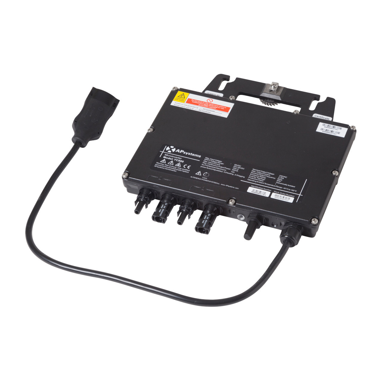 découvrez le micro-onduleur aps yc600, une solution innovante pour optimiser votre production d'énergie solaire. avec sa technologie avancée, il garantit une performance maximale et une efficacité accrue pour vos panneaux solaires. idéal pour les installations résidentielles et commerciales, le yc600 se distingue par sa robustesse et sa facilité d'installation. améliorez votre autoconsommation et réduisez vos factures d'électricité avec ce micro-onduleur fiable et performant.