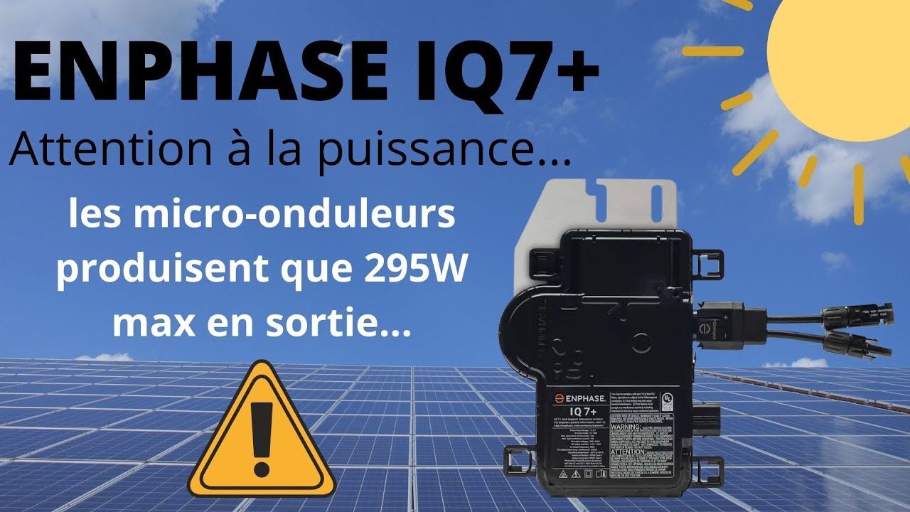 découvrez le micro-onduleur iq7a, une solution innovante pour optimiser votre système solaire. profitez d'une performance énergétique améliorée, d'une installation facile et d'une gestion intelligente de l'énergie pour maximiser votre production d'électricité.