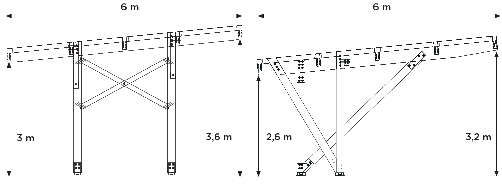 découvrez notre ombrière solaire en bois, une solution écologique et esthétique pour profiter d'un espace ombragé tout en valorisant votre jardin. conçue pour allier durabilité et style, cette ombrière est idéale pour protéger vos véhicules ou créer un coin de détente agréable.
