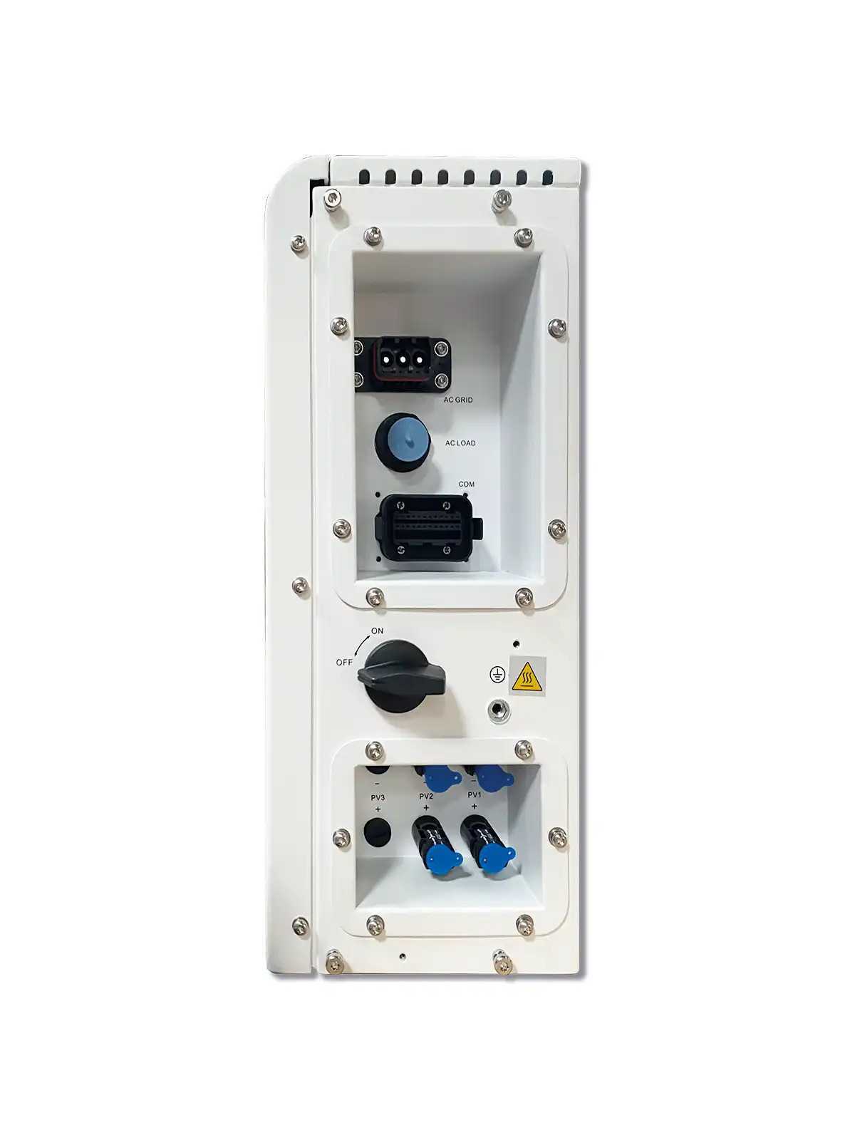 découvrez notre onduleur hybride 5kva, la solution idéale pour optimiser votre consommation d'énergie. alliant performance et durabilité, cet onduleur vous permet de profiter d'une alimentation fiable tout en réduisant vos coûts d'électricité. parfait pour les maisons et les petites entreprises, il assure une transition fluide entre puissance réseau et énergie solaire.