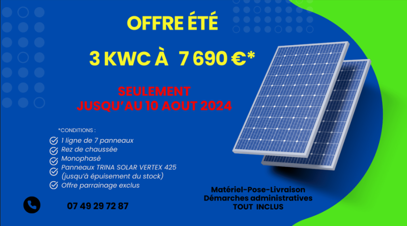 découvrez notre panneau solaire 3kwc, une solution efficace et performante pour produire votre propre énergie renouvelable. idéal pour maximiser votre autoconsommation, ce panneau offre une excellente rendement et contribue à réduire vos factures d'électricité tout en respectant l'environnement.