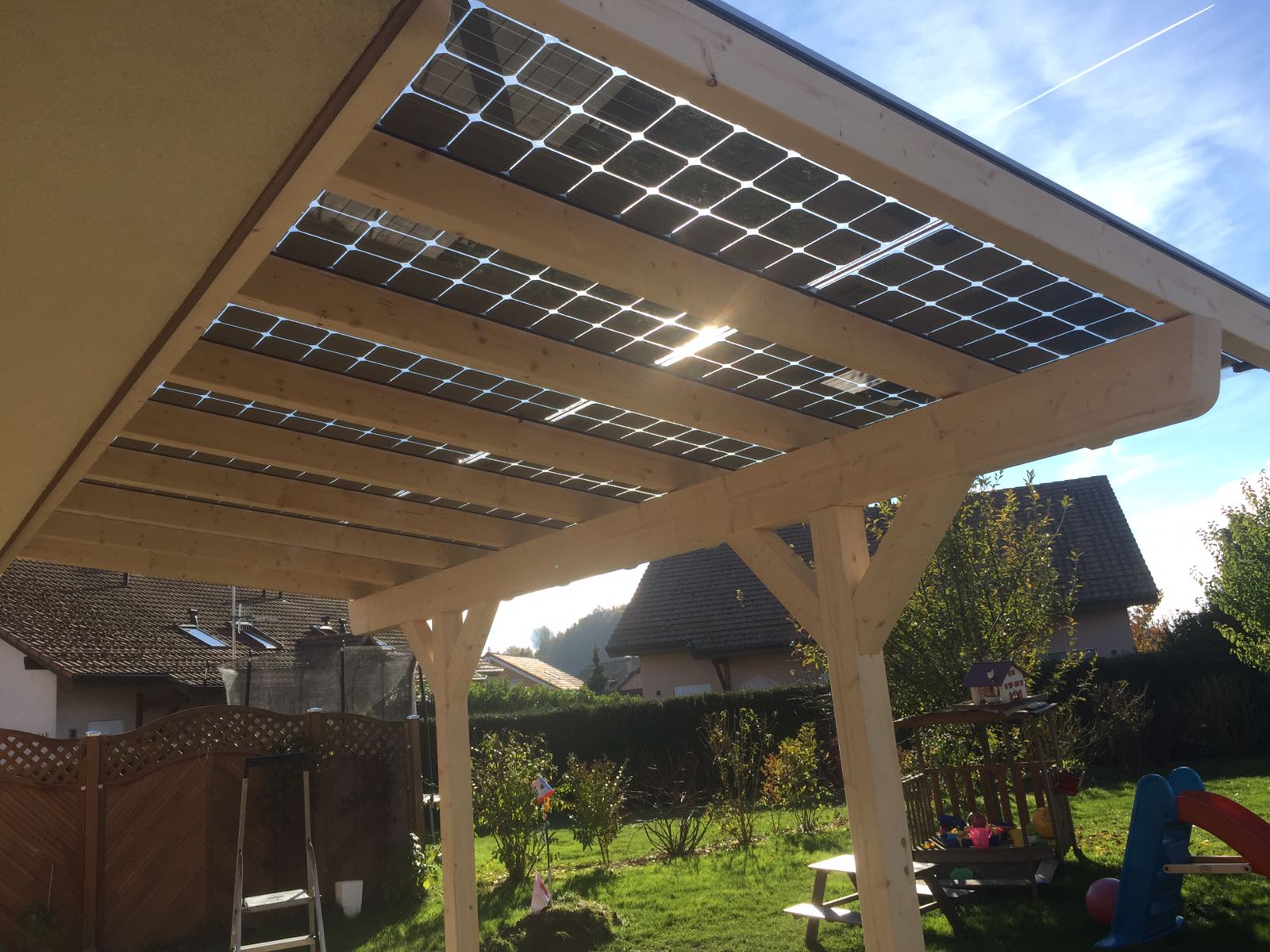 découvrez la pergola solaire, une solution innovante qui allie design élégant et fonctionnalité. profitez d'un espace extérieur ombragé tout en bénéficiant de l'énergie solaire pour alimenter vos appareils. transformez votre jardin ou terrasse en un havre de paix moderne et écologique.