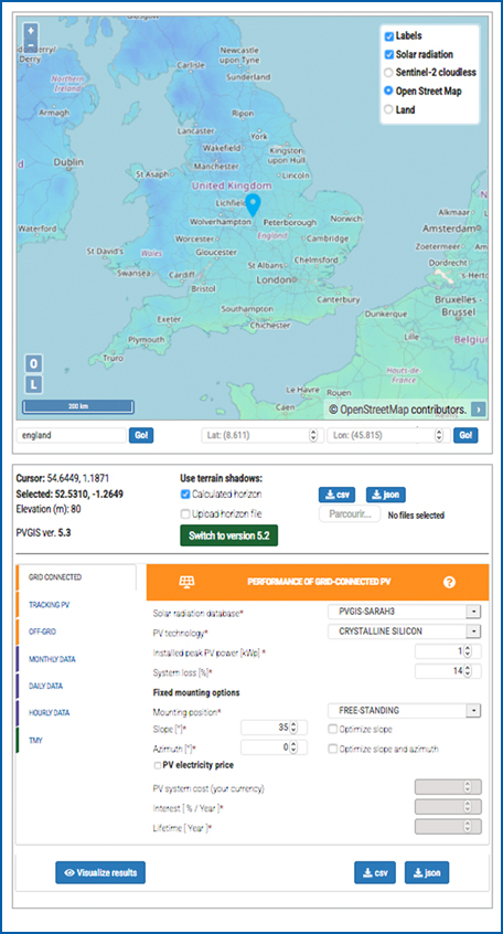 pvgis est un outil en ligne qui permet d'estimer le potentiel solaire d'un site grâce à des données météorologiques précises. obtenez des informations détaillées sur l'énergie solaire disponible, le dimensionnement des systèmes photovoltaïques et optimisez vos projets d'énergie renouvelable.
