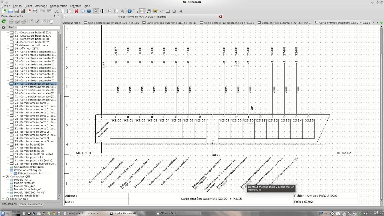 qelectrotech est un logiciel open source innovant dédié à la création de schémas électriques et de diagrammes techniques. il offre une interface intuitive et des bibliothèques personnalisables pour faciliter la conception de projets électroniques et électriques.