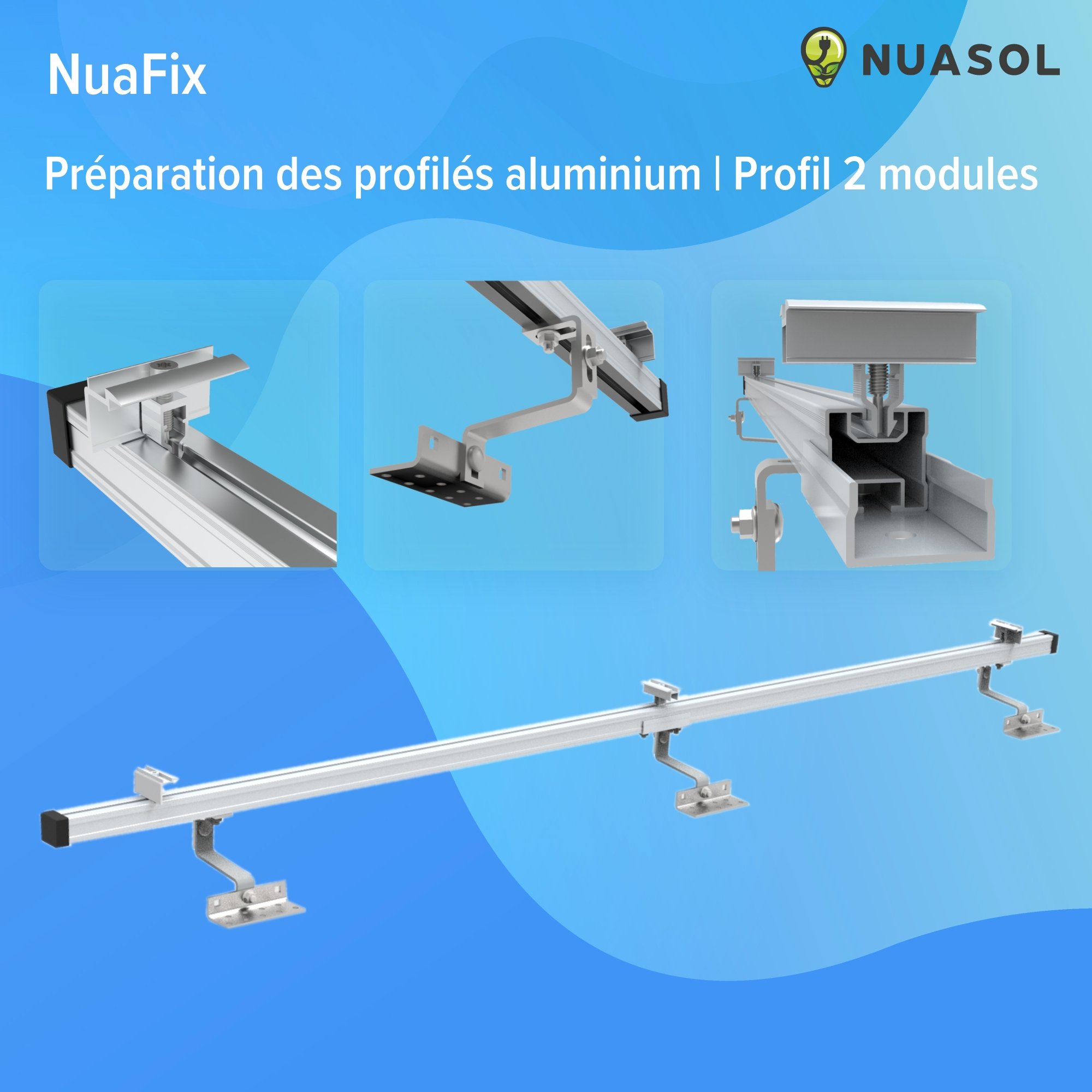 découvrez nos rails en aluminium 40x40 spécialement conçus pour l'installation de panneaux solaires. offrant robustesse et légèreté, ces rails garantissent une fixation sécurisée et optimisée pour maximiser l'efficacité de votre système solaire.