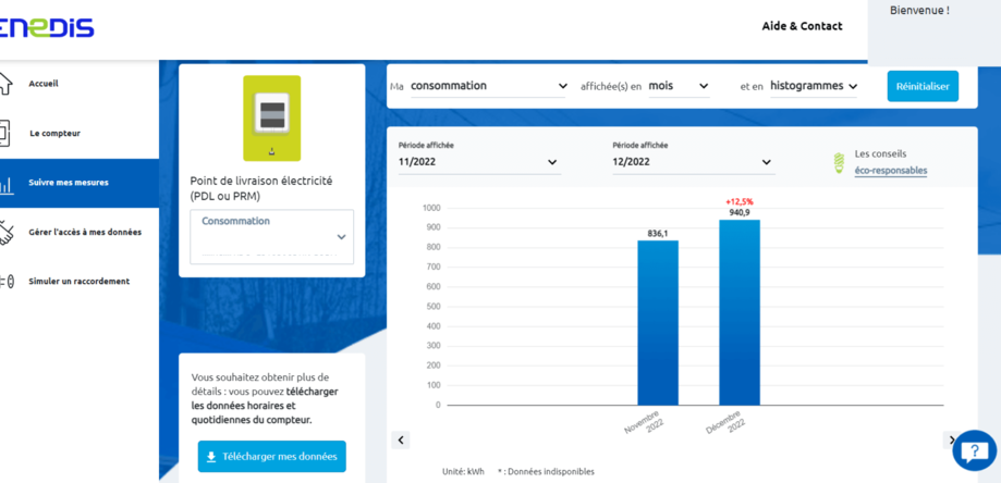 découvrez notre outil de suivi de consommation électrique gratuit pour mieux gérer votre énergie. suivez vos dépenses en temps réel, identifiez les économies potentielles et optimisez votre consommation. simplifiez votre vie énergétique dès aujourd'hui!