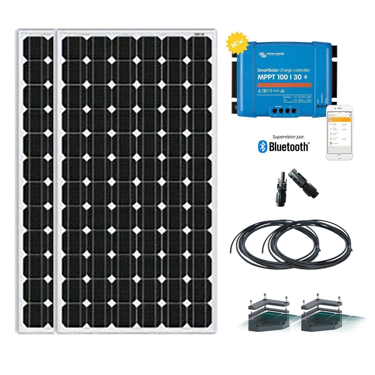 découvrez notre support pour panneaux solaires spécialement conçu pour les camping-cars. assurez une installation facile et sécurisée de vos panneaux solaires, pour alimenter vos appareils en toute autonomie lors de vos voyages.