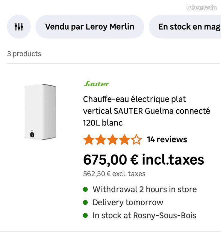 découvrez les tarifs des chauffe-eaux chez leroy merlin. comparez les modèles, les prix et trouvez le chauffe-eau adapté à vos besoins. profitez de conseils d'experts et d'offres spéciales pour réaliser des économies sur votre équipement.