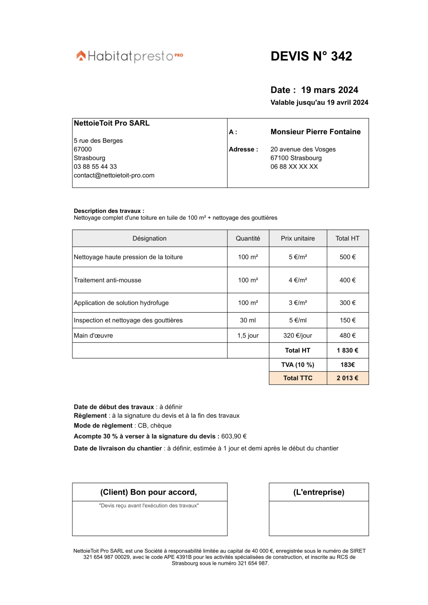 découvrez nos tarifs compétitifs pour le nettoyage de toiture. protégez votre maison et prolongez la durée de vie de votre toit grâce à nos services professionnels et de qualité. contactez-nous pour un devis personnalisé!