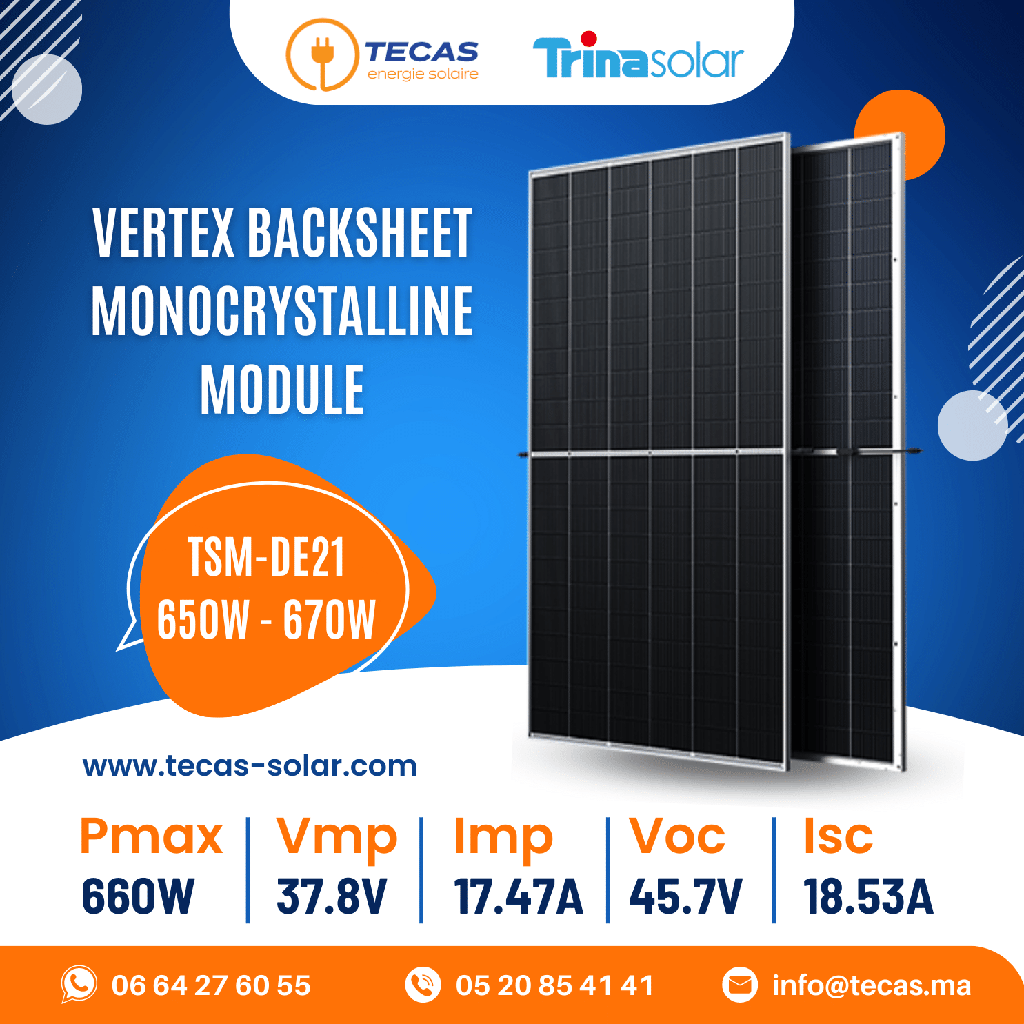 découvrez les panneaux solaires trina solar 400w, alliant performance et durabilité pour maximiser votre production d'énergie solaire. idéaux pour les particuliers et les professionnels, ces panneaux offrent une solution écologique et économique pour vos besoins énergétiques.
