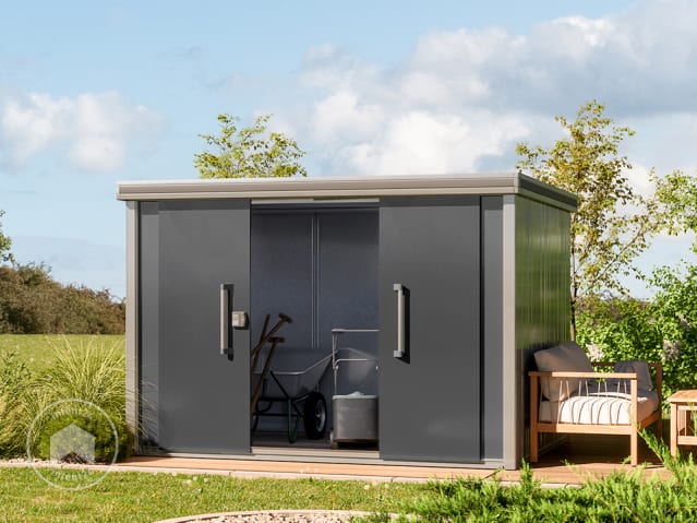 découvrez notre sélection d'abris de jardin, parfaits pour ranger vos outils, créer un espace de détente ou même un coin de loisirs. conçus pour allier esthétisme et fonctionnalité, nos abris sont idéals pour embellir votre extérieur tout en optimisant votre espace de rangement.