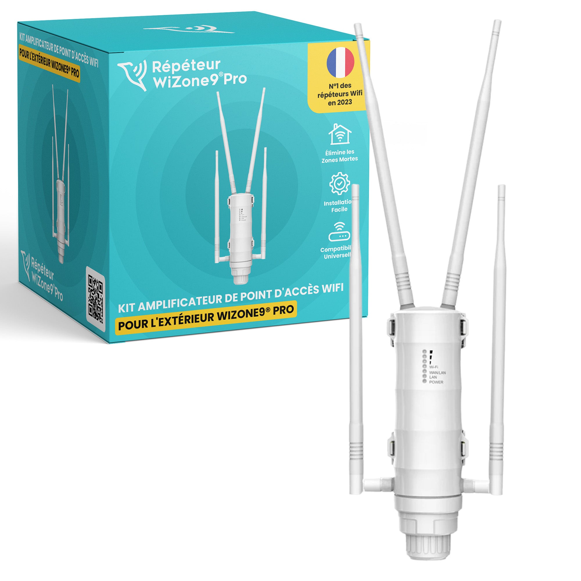 découvrez notre antenne wifi extérieure, conçue pour améliorer la portée et la stabilité de votre connexion internet en extérieur. idéale pour les jardins, balcons ou espaces extérieurs, elle garantit une connexion rapide et fiable dans tous vos loisirs en plein air.