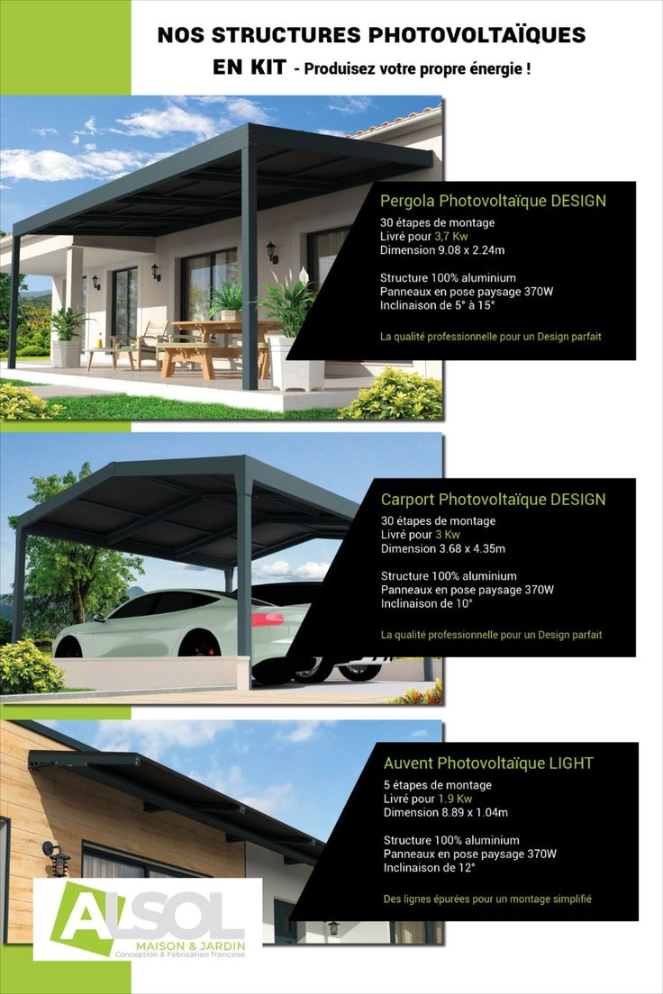 découvrez nos auvents solaires innovants, parfaits pour ombrager vos espaces extérieurs tout en offrant une protection contre les uv. idéaux pour les terrasses, jardins et balcons, nos auvents allient esthétique et fonctionnalité pour un été agréable.