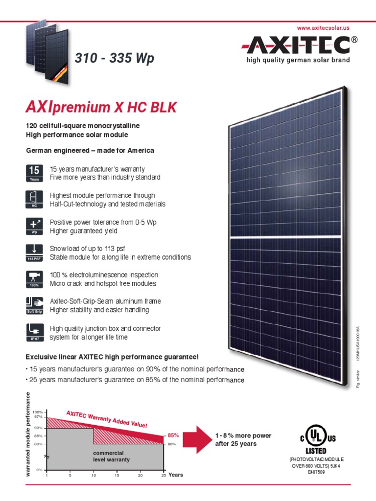découvrez l'axitec 320, un module solaire performant et fiable, idéal pour optimiser votre production d'énergie. conçu pour résister aux conditions climatiques variées, il apporte durabilité et efficacité à vos installations photovoltaïques.