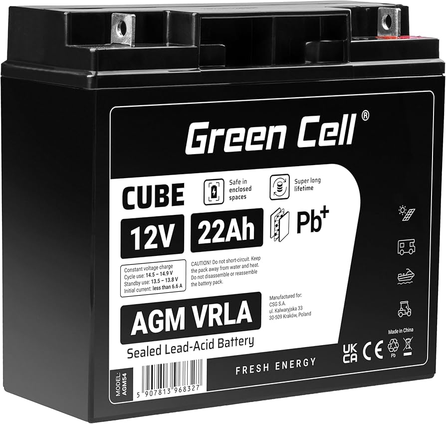 découvrez notre batterie 12v 22ah, idéale pour vos besoins d'énergie fiables et durables. parfaite pour les applications de loisirs, les systèmes solaires et plus encore, cette batterie offre une performance optimale et une longue durée de vie. commandez dès maintenant pour profiter d'une puissance inégalée !