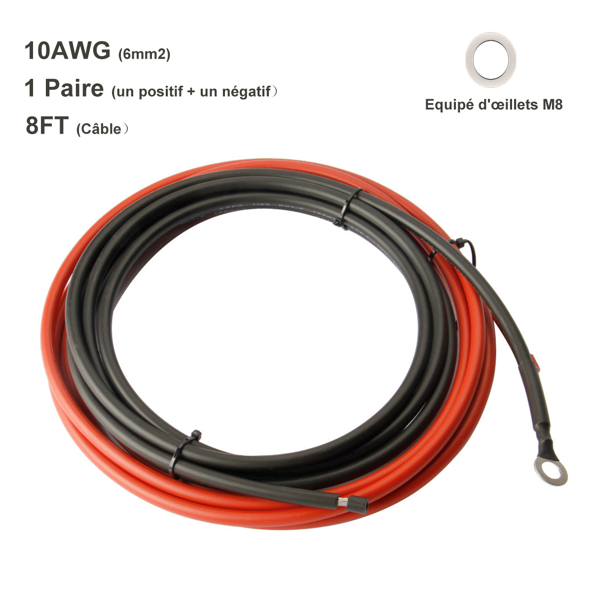 découvrez notre câble 6mm², idéal pour vos projets électriques et d'alimentation. robuste et performant, il assure une conductivité optimale pour une utilisation domestique ou professionnelle. profitez d'une installation fiable et sécurisée grâce à notre gamme de câbles de haute qualité.