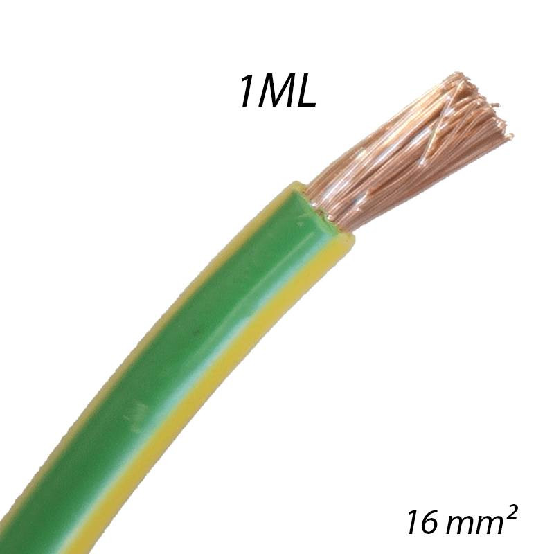 découvrez notre câble terre 16mm², conçu pour assurer une mise à la terre efficace et sécurisée de vos installations électriques. idéal pour une utilisation résidentielle et professionnelle, ce câble en cuivre garantit une protection optimale contre les surcharges et les courts-circuits. optez pour la sécurité avec notre produit de qualité supérieure.