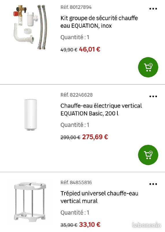 découvrez notre chauffe-eau de 200 litres chez leroy merlin, idéal pour répondre à vos besoins en eau chaude. performant et fiable, il s'intégrera parfaitement dans votre maison tout en vous offrant un confort optimal. parcourez notre sélection dès aujourd'hui et faites le choix d'une solution durable et économique.