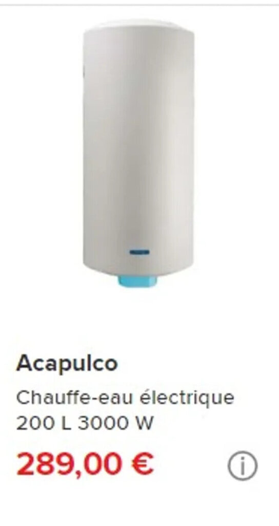 découvrez le chauffe-eau acapulco, alliant performance et design moderne. profitez d'une eau chaude instantanée et d'une efficacité énergétique optimale pour votre domicile. idéal pour chaque foyer, il garantit confort et économie sur vos factures.
