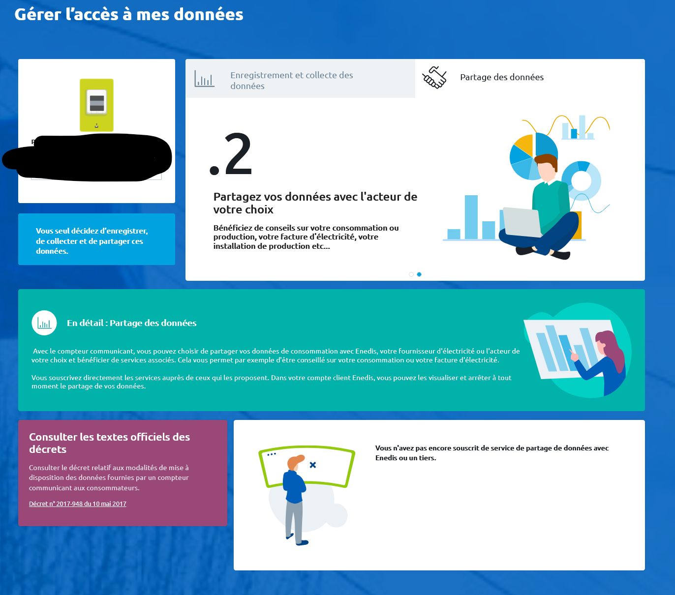 accédez facilement à votre compte enedis pour gérer votre consommation d'électricité, consulter vos factures et suivre vos relèves de compteur. découvrez toutes les fonctionnalités offertes pour un suivi simplifié et une gestion optimale de votre énergie.
