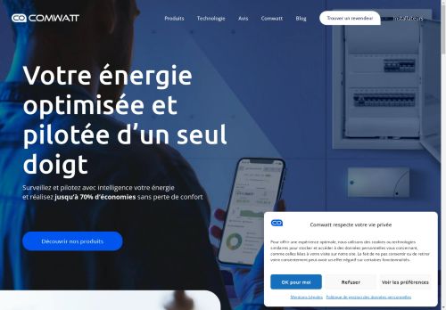 découvrez comwatt, la solution innovante pour optimiser votre consommation d'énergie et produire votre propre électricité grâce à des systèmes intelligents de gestion énergétique. réduisez vos factures, contribuez à la transition énergétique et adoptez un mode de vie plus durable.
