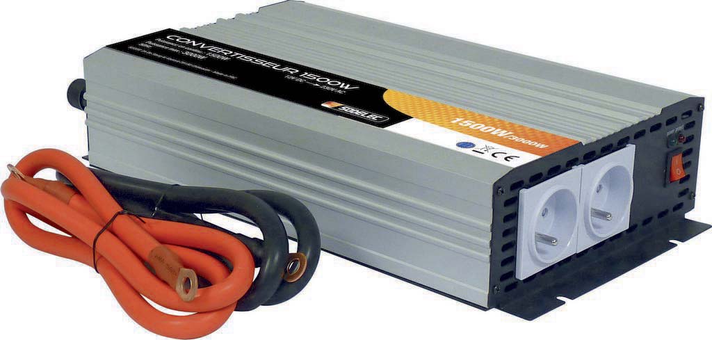 découvrez notre convertisseur 12v vers 220v de 1500w, idéal pour alimenter vos appareils électriques lors de vos déplacements ou en camping. compact et efficace, il vous garantit une transformation stable de l'énergie pour une utilisation en toute sécurité.