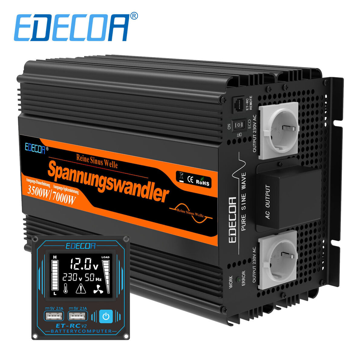 découvrez notre convertisseur 12v à 220v, idéal pour transformer l'énergie de votre voiture en courant domestique. parfait pour alimenter vos appareils électriques lors de vos déplacements ou en extérieur. pratique, fiable et facile à utiliser !