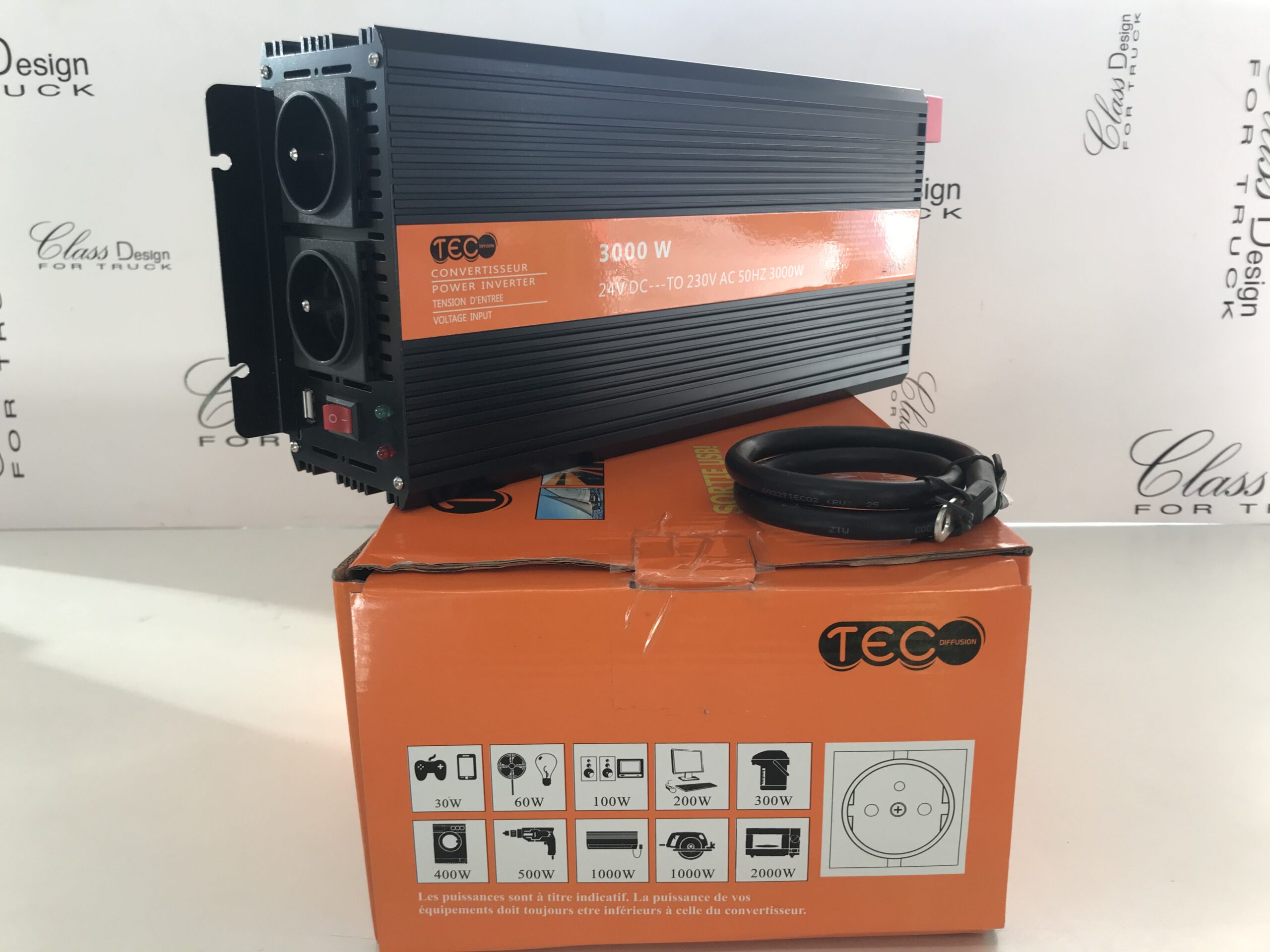 découvrez notre convertisseur 3000w, idéal pour transformer l'énergie électrique en courant alternatif en toute sécurité. parfait pour vos besoins domestiques et professionnels, il garantit une performance optimale et une utilisation facile. commandez maintenant pour des solutions énergétiques fiables!