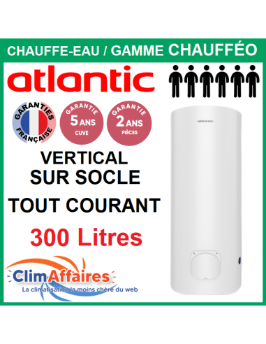 découvrez le cumulus 300l, un chauffe-eau électrique idéal pour répondre à tous vos besoins en eau chaude sanitaire. avec sa grande capacité, il assure un approvisionnement constant pour les familles nombreuses et les usages domestiques variés. économique et performant, il s'intègre parfaitement dans votre habitat. optez pour la fiabilité et le confort d'un cumulus 300l.