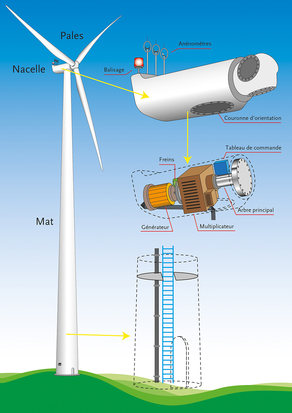 découvrez le fonctionnement et les avantages des éoliennes, une solution énergétique durable et renouvelable. apprenez comment elles transforment le vent en électricité tout en préservant l'environnement.