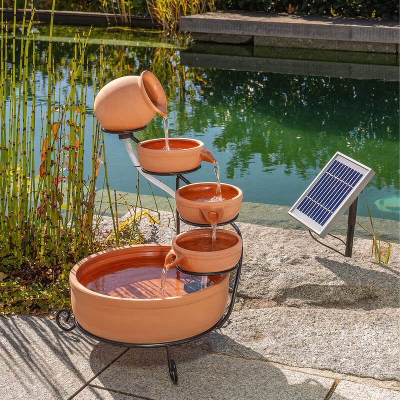découvrez notre sélection de fontaines solaires, idéales pour embellir votre jardin tout en préservant l'environnement. profitez d'une oasis de calme et de fraîcheur grâce à ces dispositifs écologiques et économiques, qui fonctionnent en toute autonomie grâce à l'énergie du soleil.