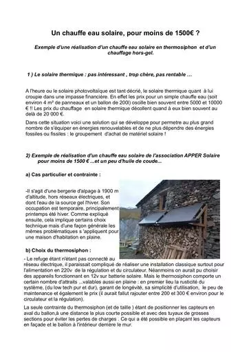 rejoignez le forum apper solaire pour discuter des énergies renouvelables, partager vos expériences et poser vos questions sur l'énergie solaire. échangez avec des passionnés et des experts du domaine dans un environnement convivial et informatif.