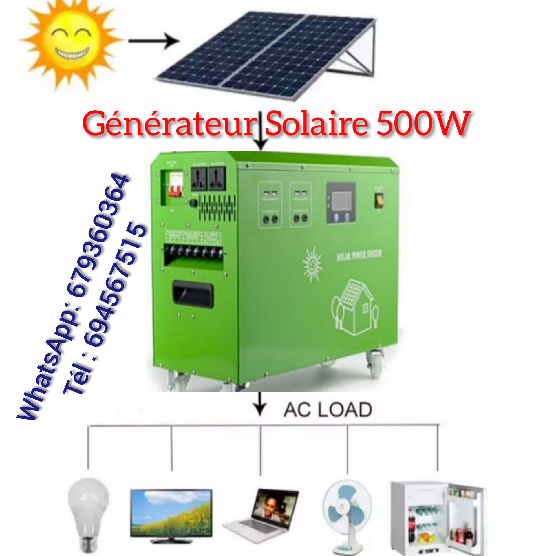 découvrez notre générateur solaire, une solution écologique et économique pour alimenter vos appareils électriques tout en respectant l'environnement. idéal pour les activités en plein air, les urgences ou comme source d'énergie renouvelable à domicile.