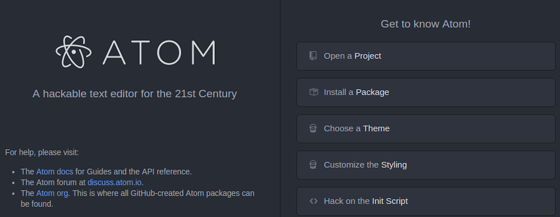 découvrez comment installer atom, l'éditeur de texte open source populaire. suivez notre guide étape par étape pour configurer atom sur votre machine et commencez à coder efficacement dès aujourd'hui.
