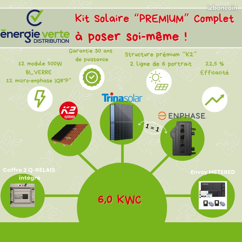 découvrez notre kit enphase, la solution idéale pour optimiser votre installation solaire. profitez d'une performance accrue, d'une gestion intelligente de l'énergie et d'une intégration simple pour maximiser vos économies d'énergie.