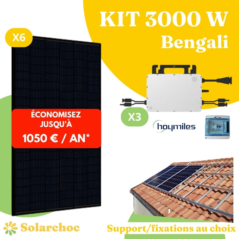 découvrez notre kit solaire 3000w, idéal pour optimiser votre production d'énergie renouvelable. profitez d'une solution complète et performante pour alimenter vos appareils tout en réduisant votre empreinte carbone. facile à installer et conçu pour durer, ce kit est parfait pour les particuliers et les professionnels à la recherche d'une alternative énergétique fiable.