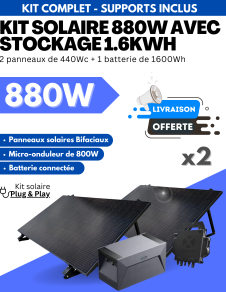 découvrez nos kits solaires avec batterie, parfaits pour optimiser votre production d'énergie renouvelable. autonomisez votre maison tout en préservant l'environnement grâce à des solutions écologiques et efficaces.