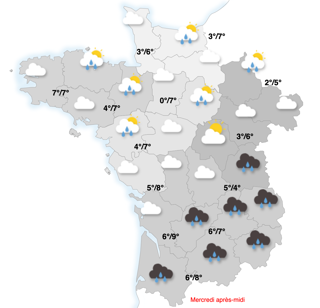 découvrez les prévisions météo de demain en france : températures, conditions climatiques et conseils pour bien préparer votre journée. ne laissez pas la météo vous surprendre !