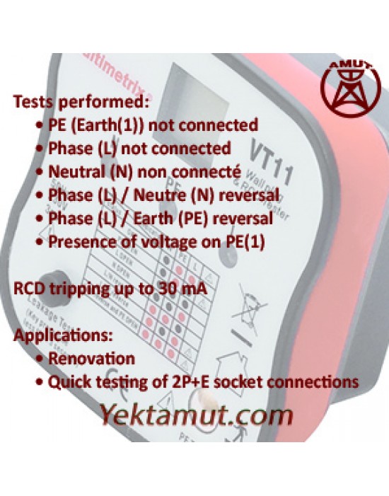 découvrez le multimetrix vt11, un outil de mesure polyvalent et précis, idéal pour les professionnels et les amateurs d'électronique. avec ses fonctionnalités avancées et sa facilité d'utilisation, il vous aide à effectuer des diagnostics fiables et rapides.