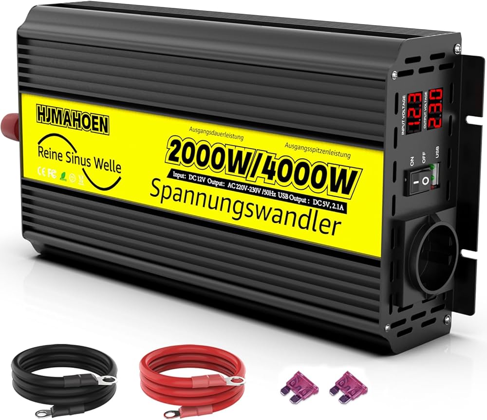 découvrez notre sélection d'onduleurs 12v, idéaux pour alimenter vos appareils électroniques en toute sécurité. profitez d'une alimentation fiable, d'une protection contre les surtensions et d'une utilisation facile pour vos projets à la maison ou en déplacement.