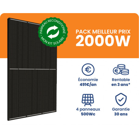 découvrez notre panneau solaire 2000w, parfait pour optimiser votre production d'énergie renouvelable. profitez d'une solution écologique et économique pour alimenter votre maison tout en réduisant votre empreinte carbone.