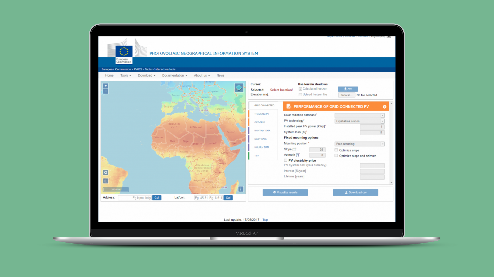 pvgis est un outil essentiel pour l'évaluation du potentiel solaire, offrant des données précises sur l'irradiation et la production d'énergie photovoltaïque. idéal pour les professionnels et les particuliers souhaitant optimiser leurs projets solaires, pvgis facilite la prise de décision grâce à des informations fiables et accessibles.
