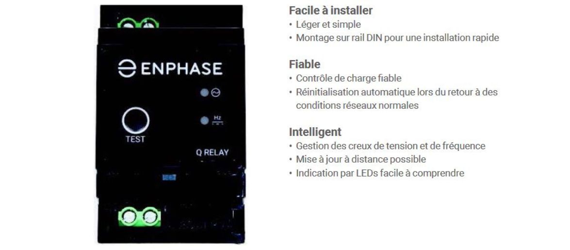 découvrez le relais enphase q, une solution innovante pour maximiser l'efficacité de votre système solaire. profitez d'une installation simplifiée et d'une gestion optimale de l'énergie pour réduire vos factures et contribuer à un avenir plus durable.