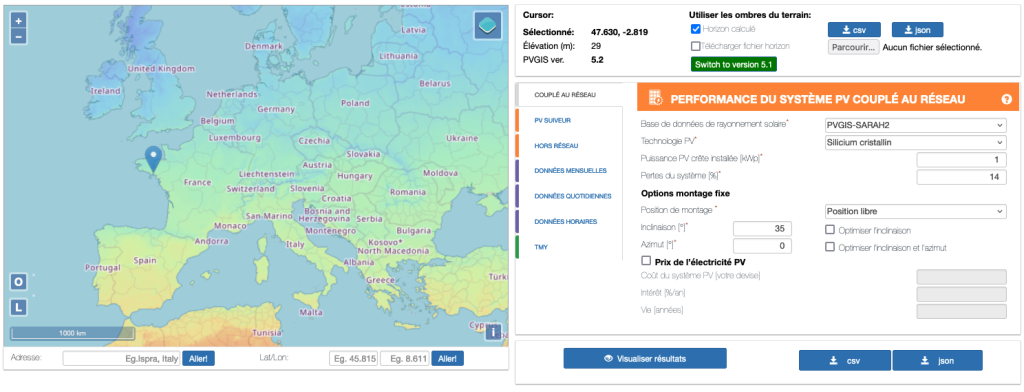 téléchargez pvgis, l'outil incontournable pour accéder aux données solaires fiables et optimiser vos projets d'énergie renouvelable. profitez d'une interface conviviale et d'analyses approfondies pour maximiser votre production d'énergie.