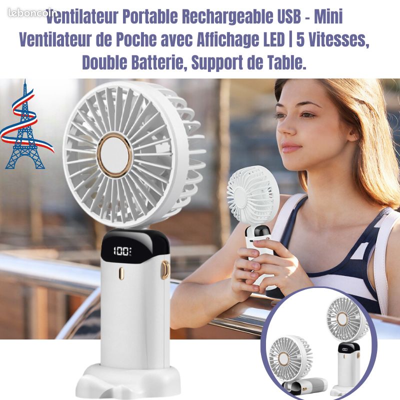 découvrez notre sélection de ventilateurs portables, idéaux pour vous rafraîchir où que vous soyez. léger, silencieux et facile à transporter, profitez d'une brise agréable lors de vos déplacements, au bureau ou à la maison.