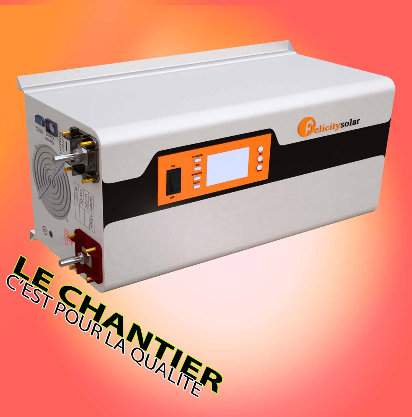 découvrez notre convertisseur 24v-220v, idéal pour transformer l'énergie de votre véhicule ou de vos appareils à basse tension en courant alternatif standard. que ce soit pour camper, travailler sur site ou à la maison, notre convertisseur est fiable et pratique, garantissant une utilisation sûre et efficace.