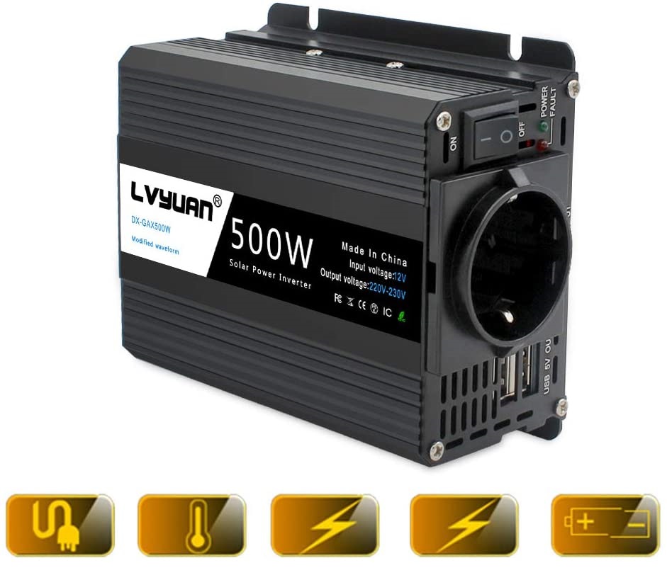 découvrez notre convertisseur 500w, l'outil idéal pour vos besoins énergétiques. compact et puissant, il transforme efficacement l'énergie pour alimenter vos appareils électriques. parfait pour les voyages, les camping ou à la maison, il garantit une utilisation sûre et fiable. obtenez des performances optimales et une portabilité maximale avec notre convertisseur 500w.